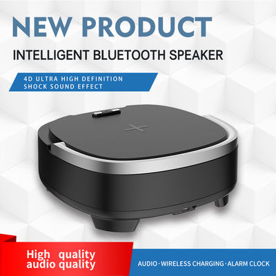 Réveil multifonctionnel, chargeur de téléphone, haut-parleur Bluetooth 15W avec lumière nocturne