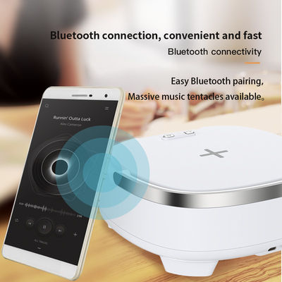 Réveil multifonctionnel, chargeur de téléphone, haut-parleur Bluetooth 15W avec lumière nocturne