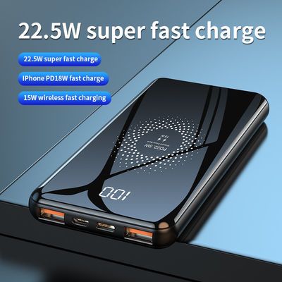 2 en 1 chargeur sans fil rapide Qi Power Bank 15W Multifonctionnel