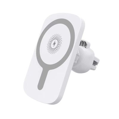 Chargeur de voiture sans fil compatible, chargeur de voiture Qi magnétique 10W