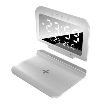 Oem Qi Standard Chargeur de téléphone sans fil Réveil avec chargeur puissant