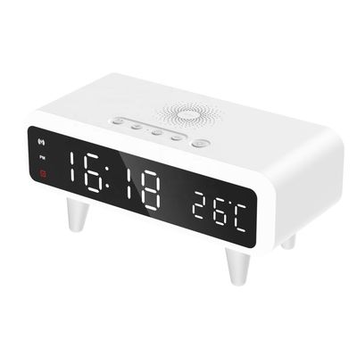 Affichage LED, réveil sans fil Qi, chargeur sans fil compatible Qi