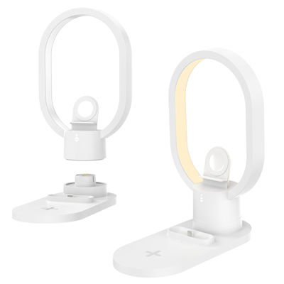 Lampe à LED rapide multi-fonctionnelle, 3 en 1 lampe de nuit chargeur sans fil