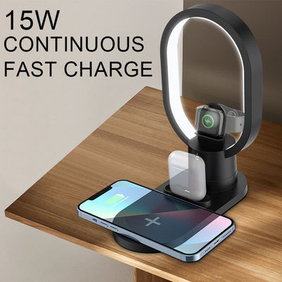 Chargeur sans fil multifonctionnel à capteur intelligent 4 en 1 pour Airpods