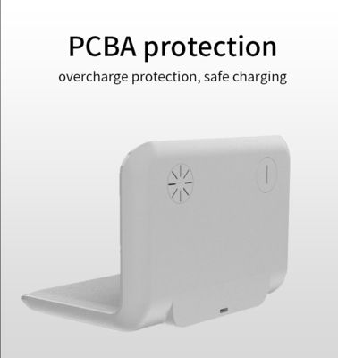 Logos personnalisé Chargeur téléphonique sans fil, Horloge numérique LED avec chargeur
