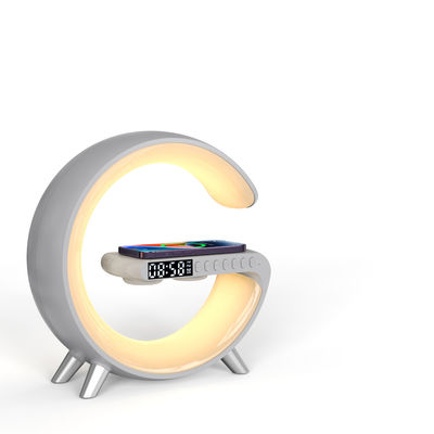 haut-parleur Bluetooth avec charge Qi, chargeur de lumière de nuit 15w