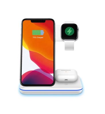 Chargeur sans fil multi-fonctionnel Qi à court-circuit 15w
