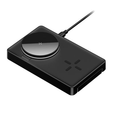 Chargeur sans fil Qi magnétique 3 en 1, base de charge sans fil pour Iphone 9V