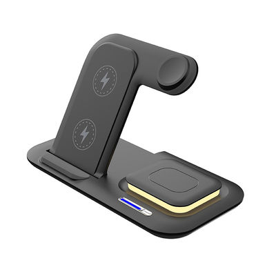 ABS Charge rapide Qi magnétique Stand de charge sans fil 9V Pour Apple