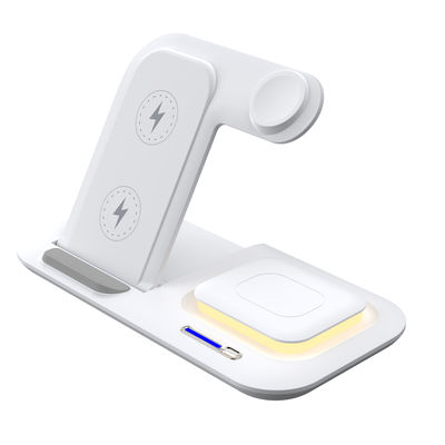 ABS Charge rapide Qi magnétique Stand de charge sans fil 9V Pour Apple