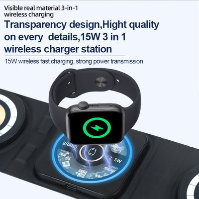 Le chargeur sans fil à charge rapide magnétique ABS, chargeur sans fil circulaire 107g