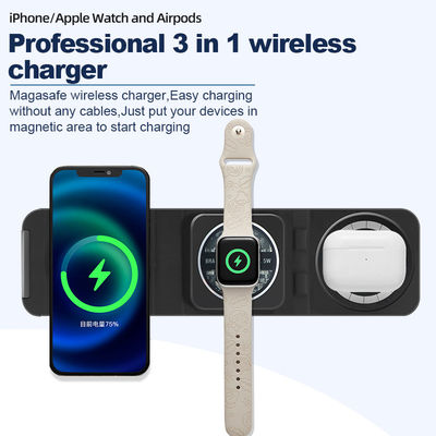 Le chargeur sans fil à charge rapide magnétique ABS, chargeur sans fil circulaire 107g
