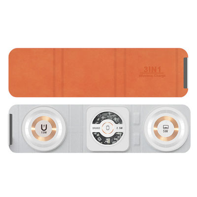 Certifié ROHS 3 en 1 chargeur sans fil Qi magnétique 9V rapide