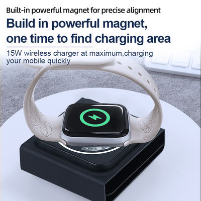 Certifié ROHS 3 en 1 chargeur sans fil Qi magnétique 9V rapide